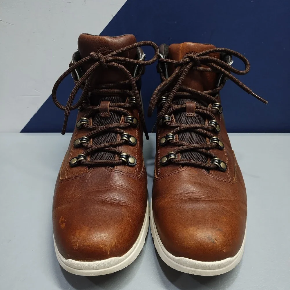 Timberland Killington Hiker Boots Mens 10.5 Brown Black Sensorflex Lace Up EUC